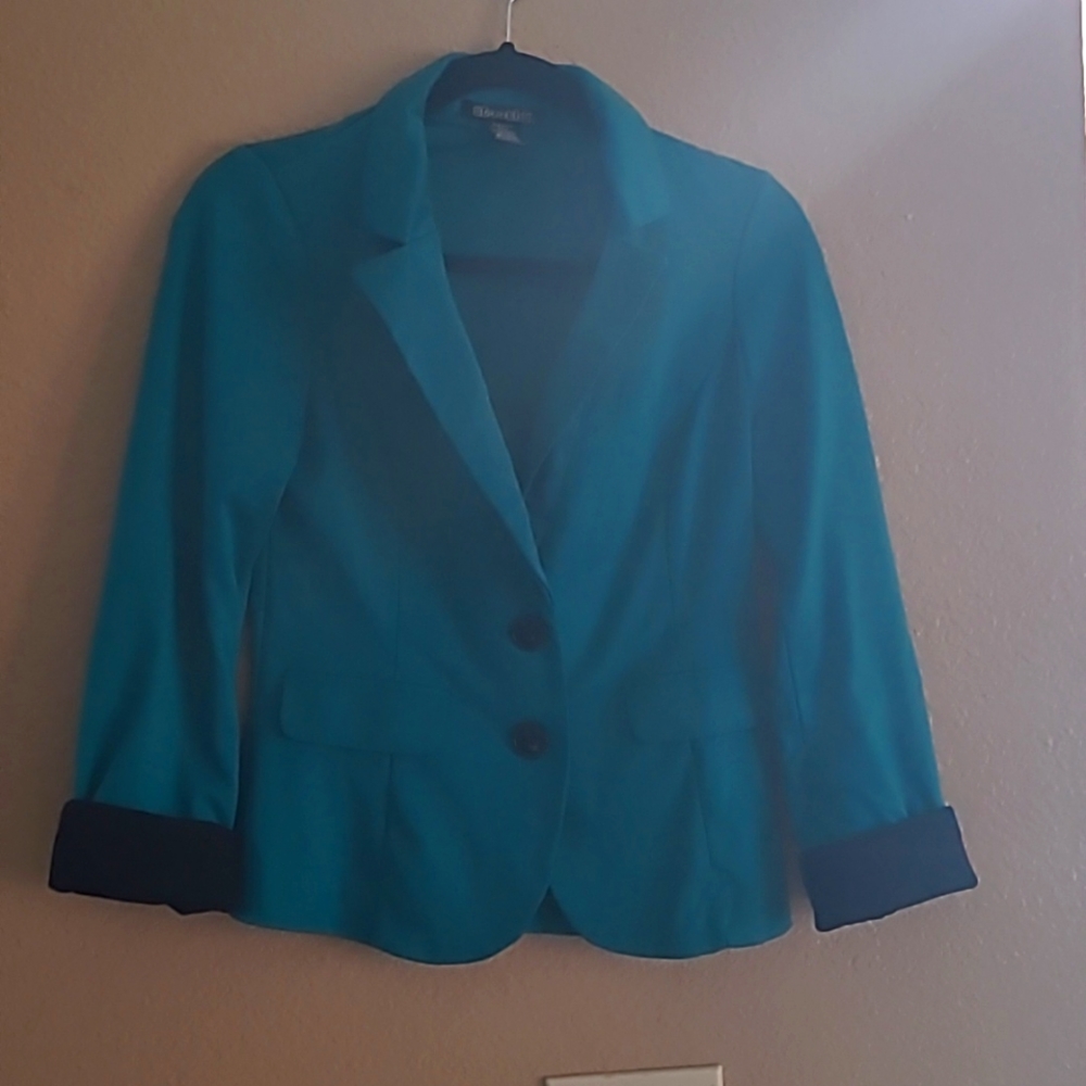 Turquoise blazer